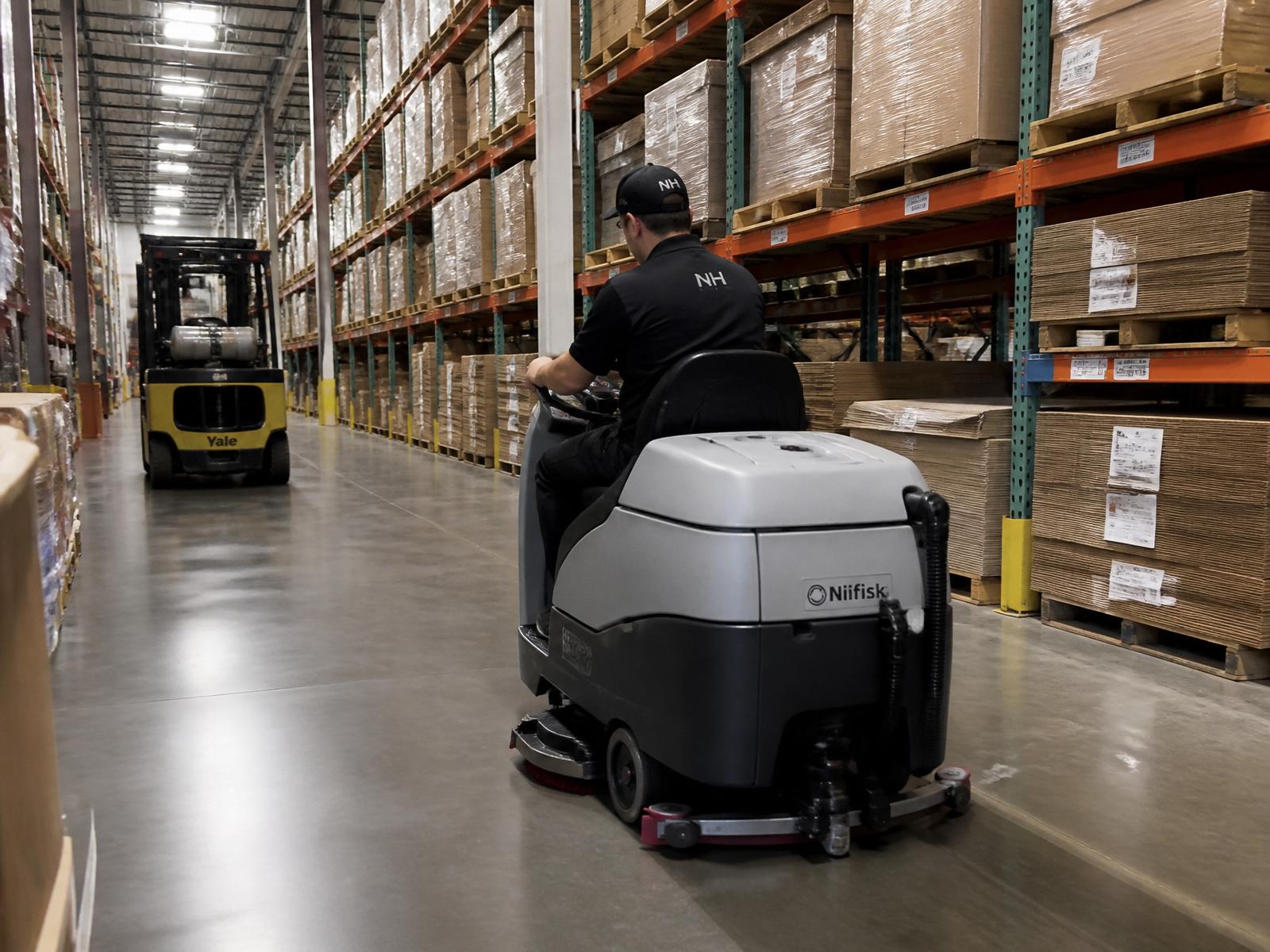 Warehouse cleaning
